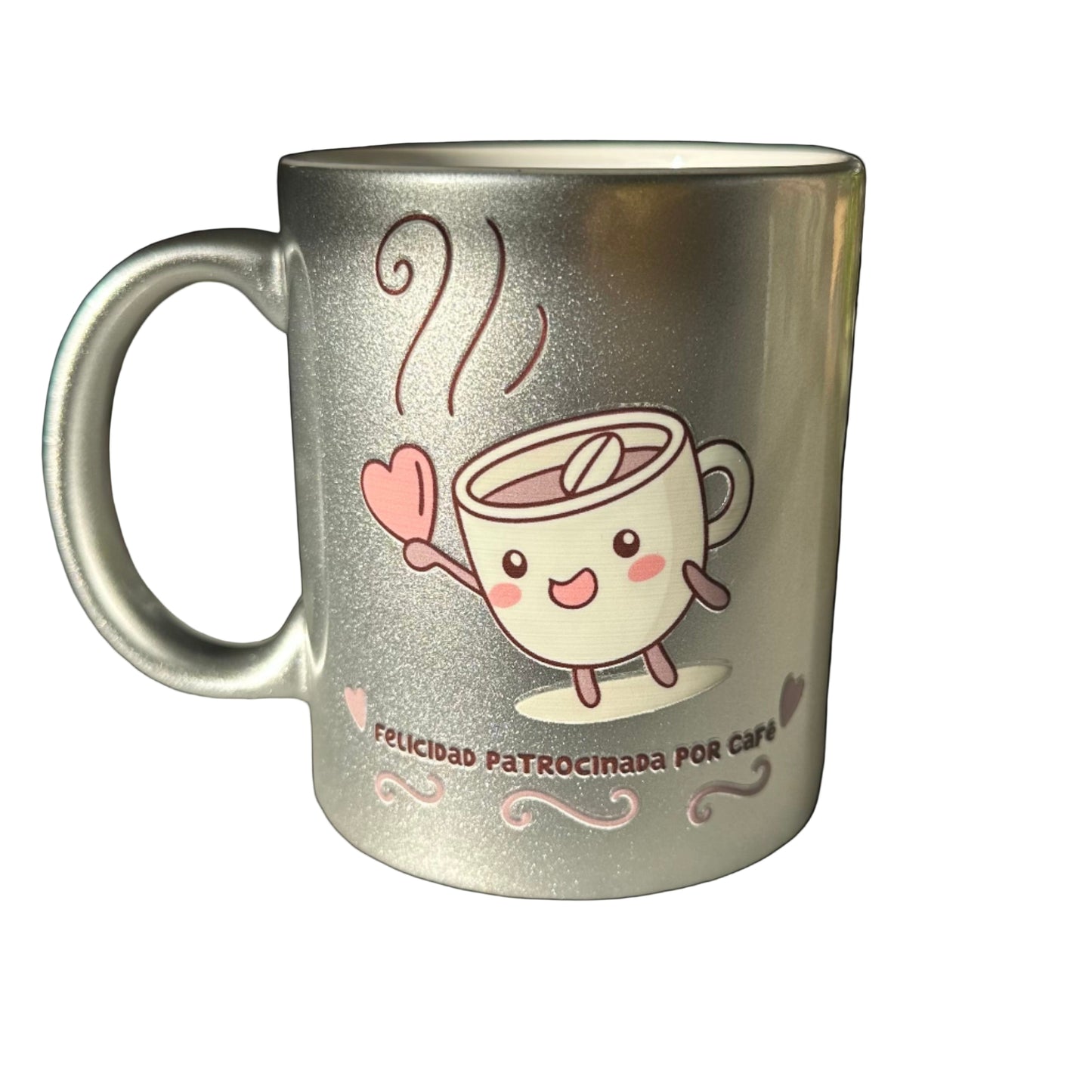 Felicidad patrocinada por café 11oz