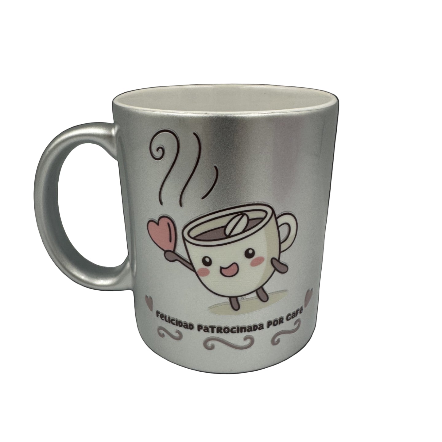 Felicidad patrocinada por café 11oz